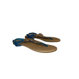 Shoe vibe womens size 6 slip on thong  flip flop sandals